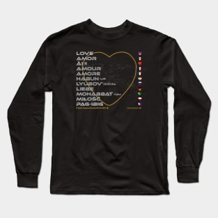 LOVE: Say ¿Qué? Top Ten Spoken (Capital District NY) Long Sleeve T-Shirt